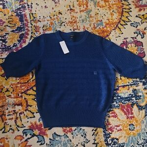 Ann Taylor Women's Blue Crew Neck Sweater